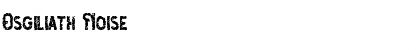 Download Osgiliath Noise Font Title Preview