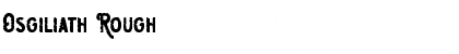 Download Osgiliath Rough Font Title Preview