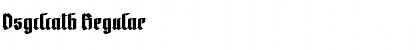 Download Osgiliath Regular Font Title Preview