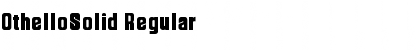 Download OthelloSolid Regular Font Title Preview