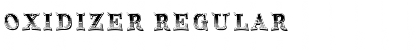 Download Oxidizer Regular Font Title Preview