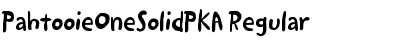 Download PahtooieOneSolidPKA Regular Font