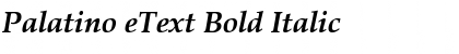 Download Palatino eText Bold Italic Font