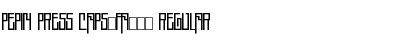 Download Pepin Press Caps-FA243 Regular Font Title Preview