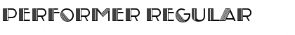 Download Performer Regular Font Title Preview