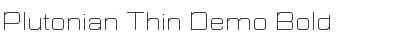 Download Plutonian Thin Demo Bold Font Title Preview