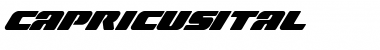 Download Capricus Italic Italic Font Title Preview