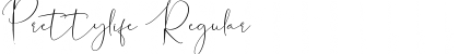 Download Prettylife Regular Font Title Preview