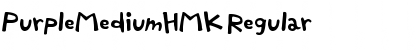 Download PurpleMediumHMK Regular Font Title Preview