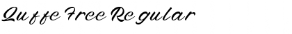 Download Quffe Free Regular Font Title Preview