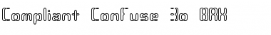 Download Compliant Confuse 3o (BRK) Normal Font Title Preview