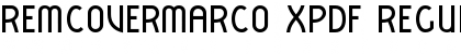Download RemcoVermarco XPDF Regular Font