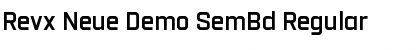 Download Revx Neue Demo SemBd Regular Font