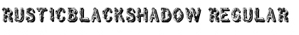 Download RusticBlackShadow Regular Font Title Preview