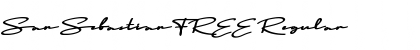 Download San Sebastian FREE Regular Font Title Preview