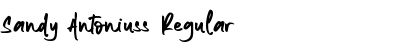 Download Sandy Antoniuss Regular Font Title Preview
