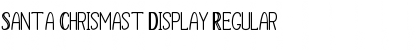 Download Santa Chrismast Display Regular Font Title Preview