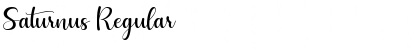 Download Saturnus Regular Font Title Preview