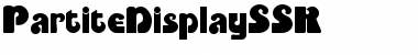 Download PartiteDisplaySSK Regular Font Title Preview