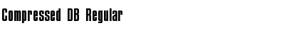 Download Compressed DB Regular Font Title Preview