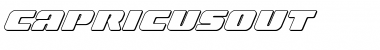 Download Capricus Outline Outline Font Title Preview