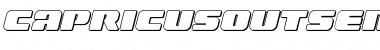 Download Capricus Outline Semi-Straight Outline Font Title Preview