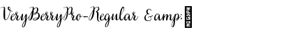 Download VeryBerryPro-Regular & Font Title Preview