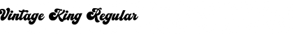 Download Vintage King Regular Font Title Preview