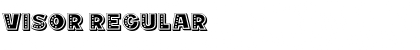 Download Visor Regular Font Title Preview