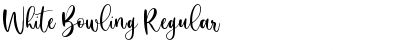 Download White Bowling Regular Font Title Preview