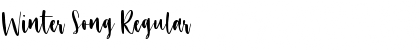 Download Winter Song Regular Font Title Preview