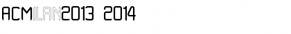Download ACMilan2013-2014 Regular Font Title Preview