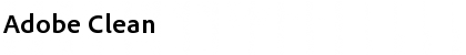 Download Adobe Clean Bold Font Title Preview