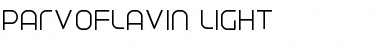 Download Parvoflavin Light Font Title Preview