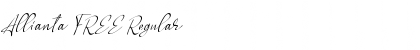 Download Allianta FREE Regular Font Title Preview