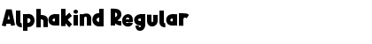 Download Alphakind Regular Font Title Preview
