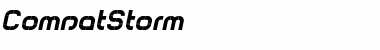 Download ComsatStorm Regular Font Title Preview