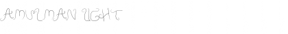 Download Amulman Light Font Title Preview