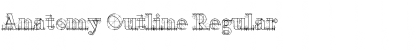 Download Anatomy Outline Regular Font Title Preview