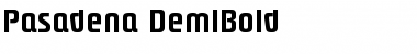 Download Pasadena-DemiBold Regular Font Title Preview