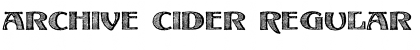 Download Archive Cider Regular Font Title Preview