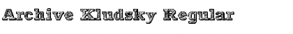 Download Archive Kludsky Font