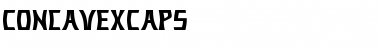 Download ConcavexCaps Regular Font Title Preview
