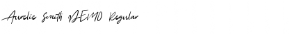 Download Aurelie Smith DEMO Regular Font Title Preview