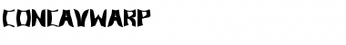 Download ConcavWarp Regular Font Title Preview