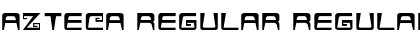 Download Azteca Regular Regular Font Title Preview