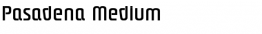 Download Pasadena-Medium Regular Font Title Preview