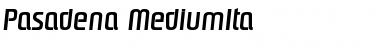 Download Pasadena-MediumIta Regular Font Title Preview