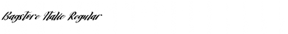 Download Bagstore Italic Regular Font Title Preview