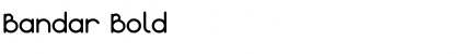 Download Bandar Bold Font Title Preview